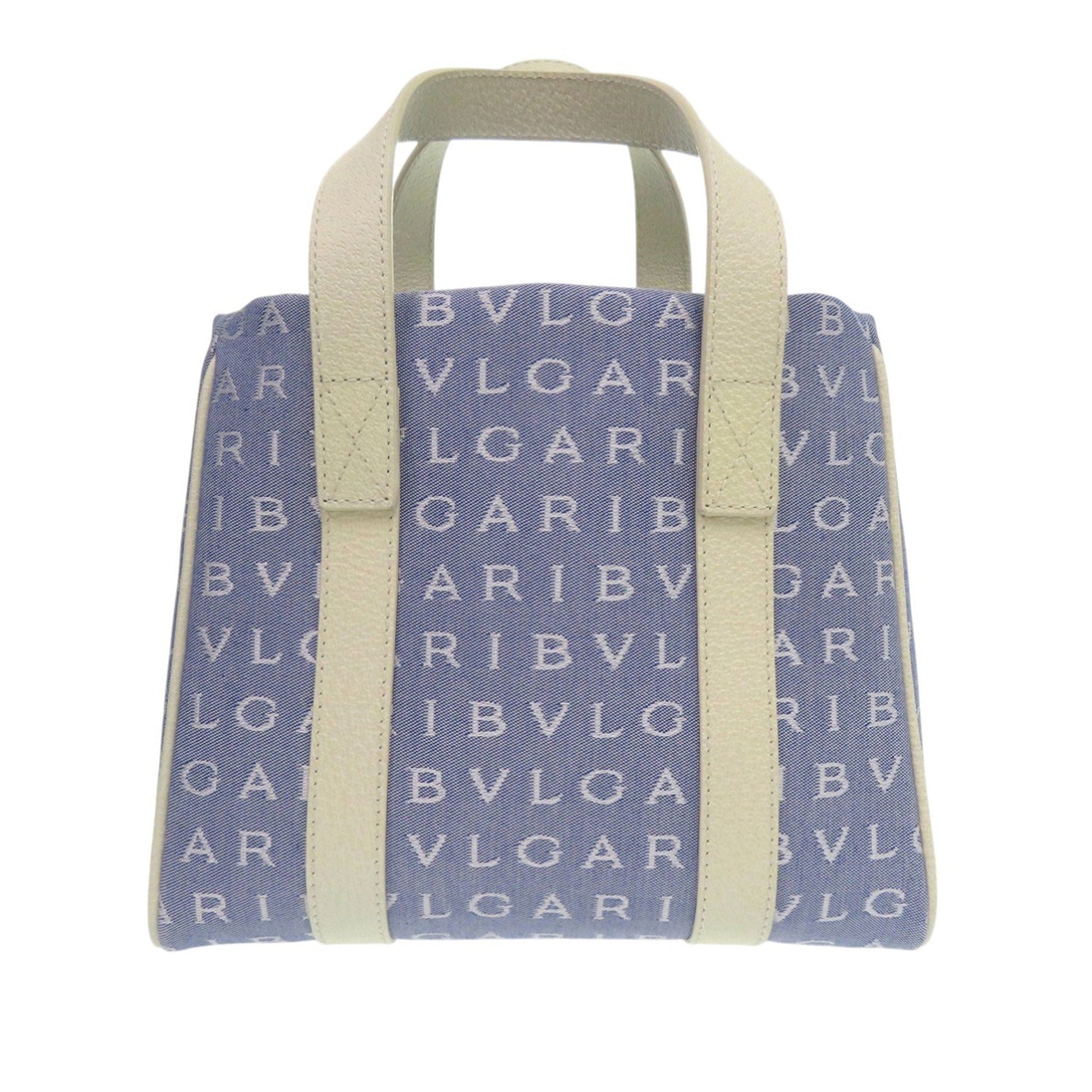 Bvlgari Mini Denim Logomania Tote