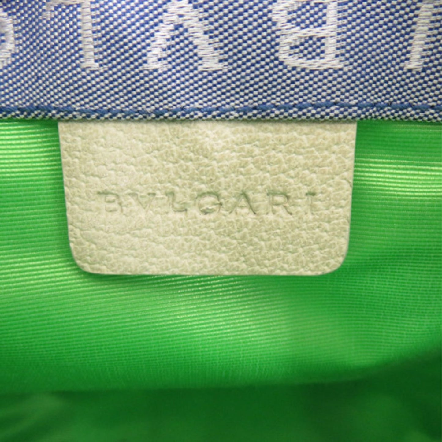Bvlgari Mini Denim Logomania Tote