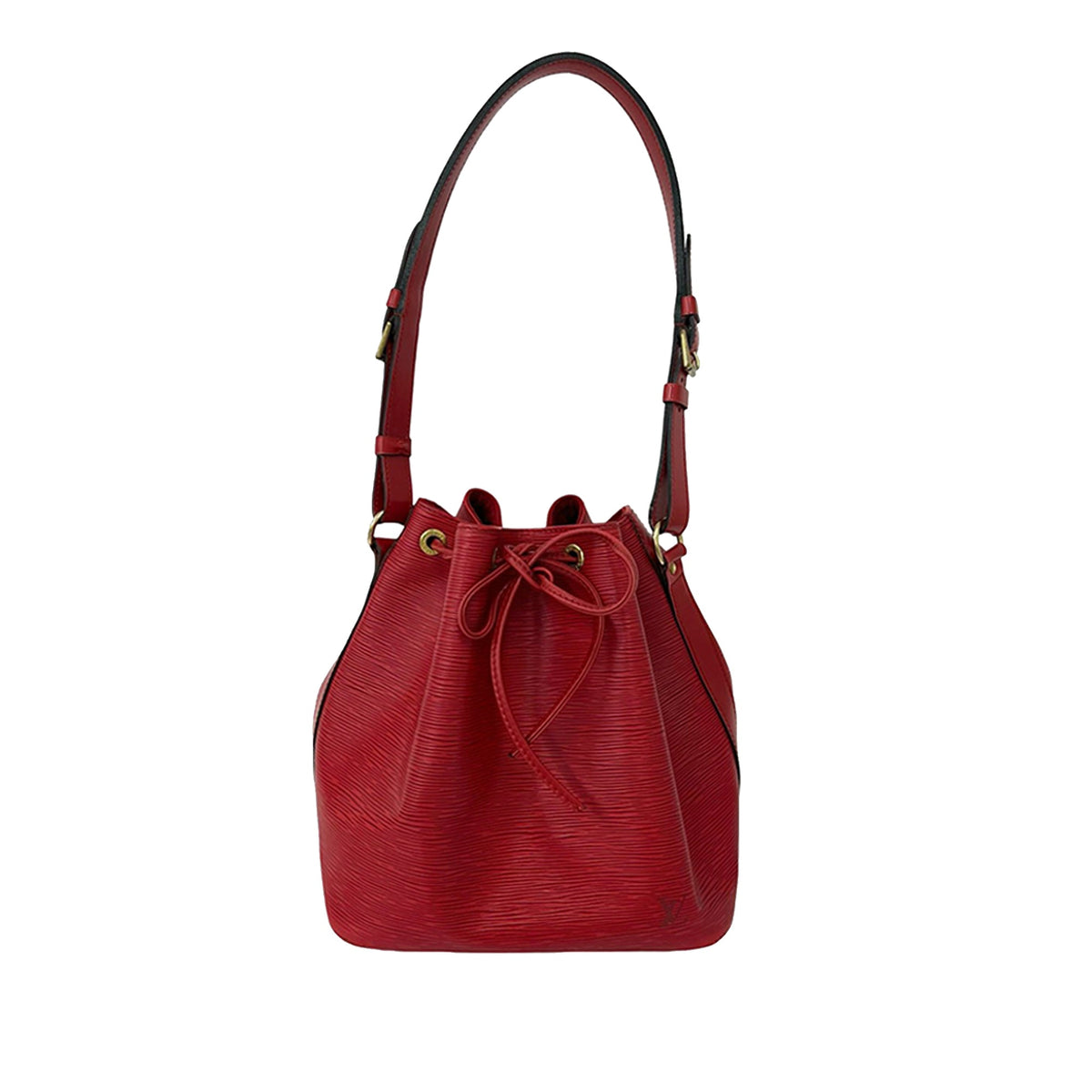 Louis Vuitton Epi Petit Noe — Red