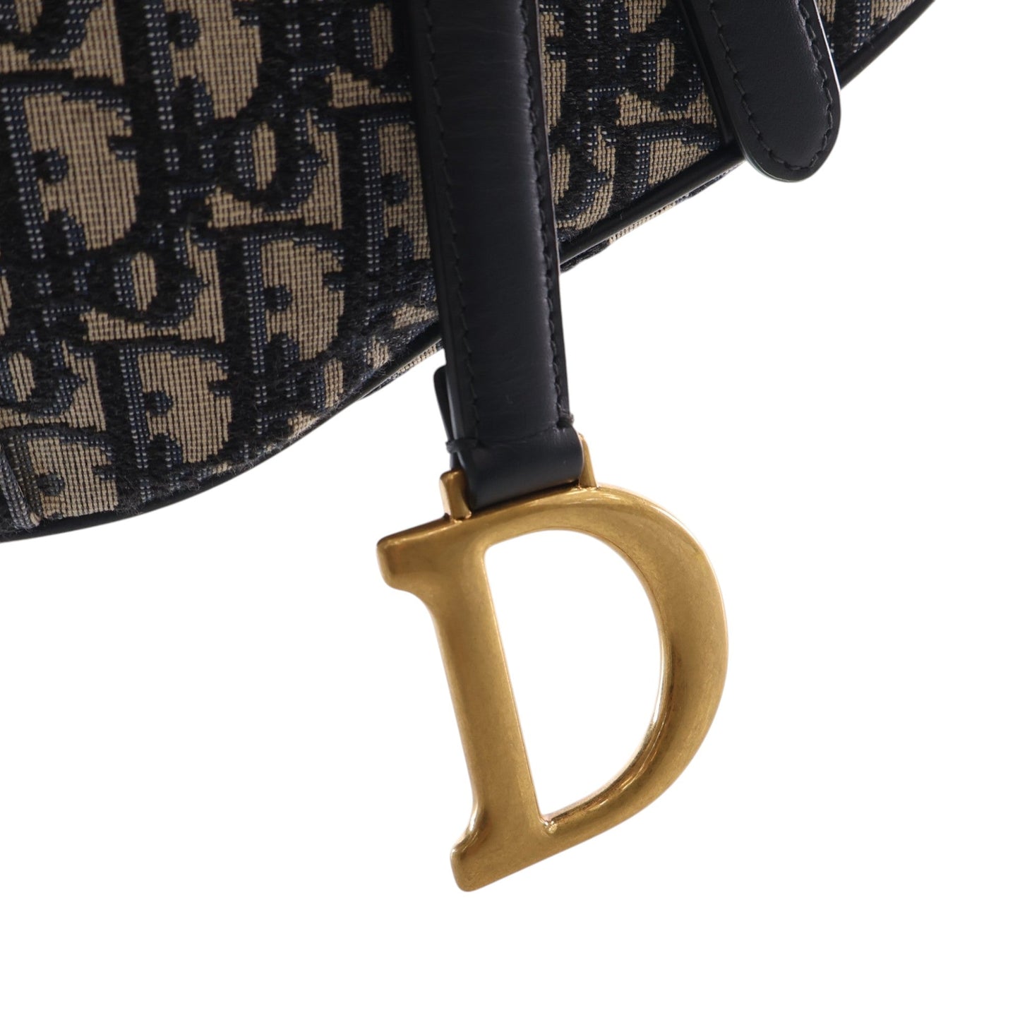 Dior Oblique Canvas Saddle Bag