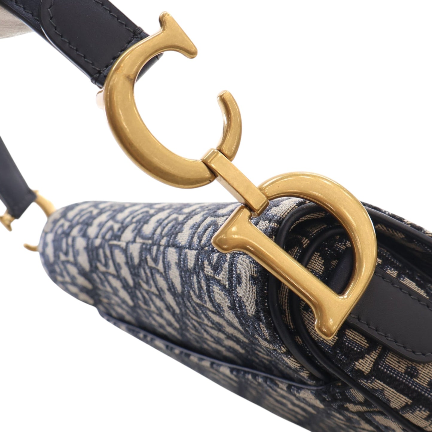 Dior Oblique Canvas Saddle Bag