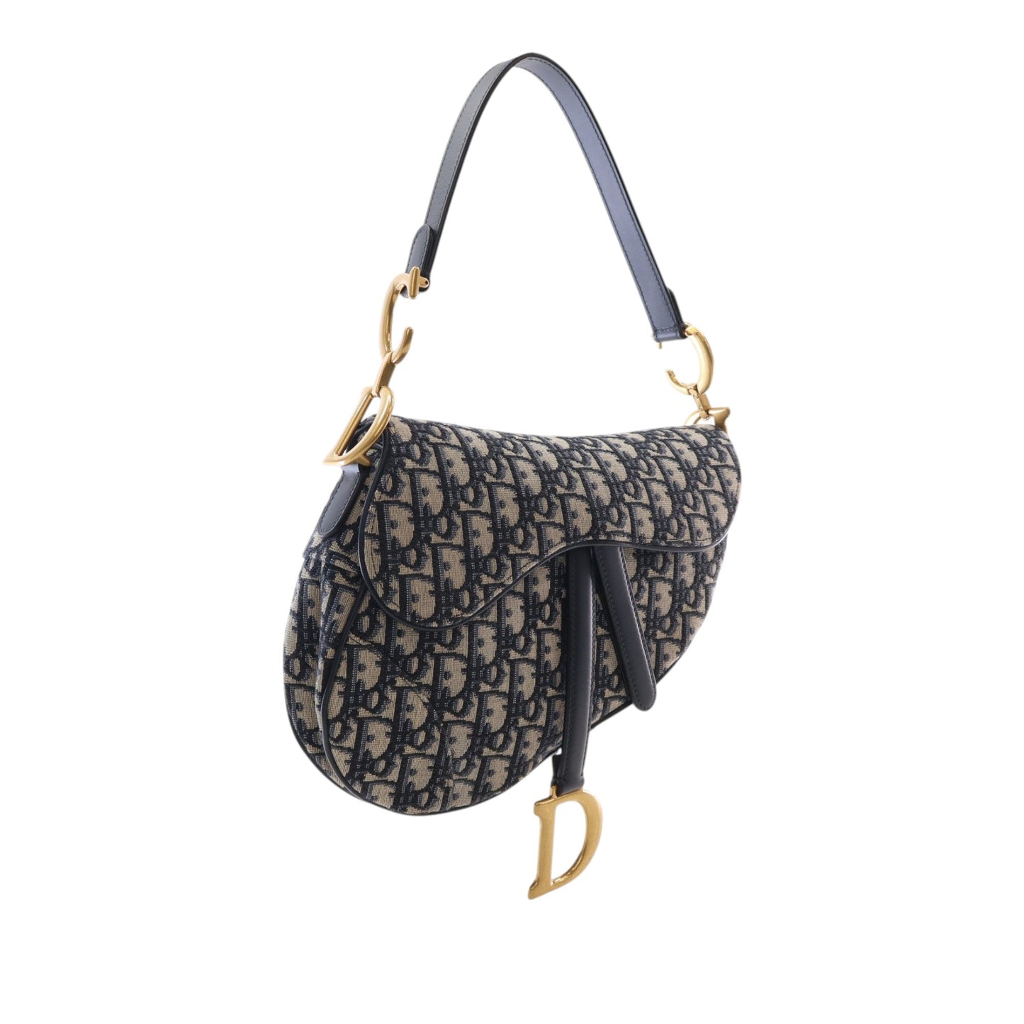 Dior Oblique Canvas Saddle Bag