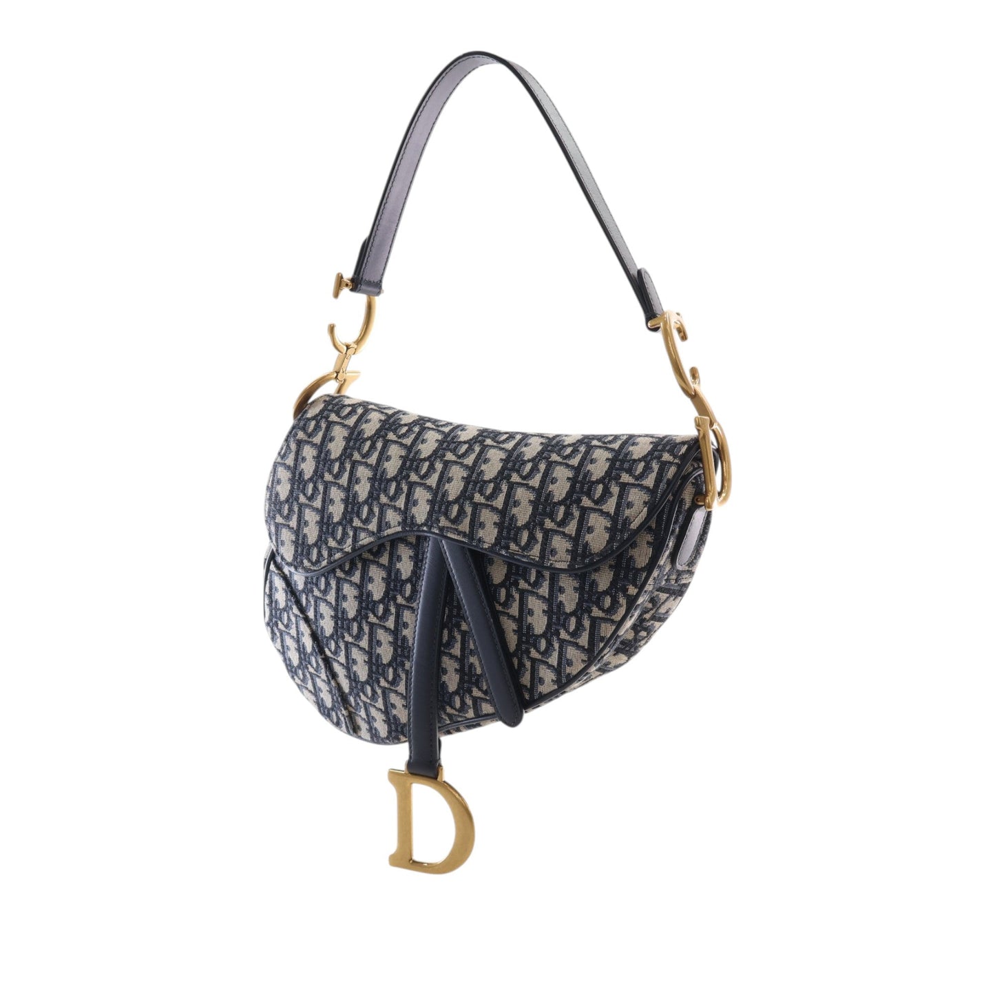 Dior Oblique Canvas Saddle Bag