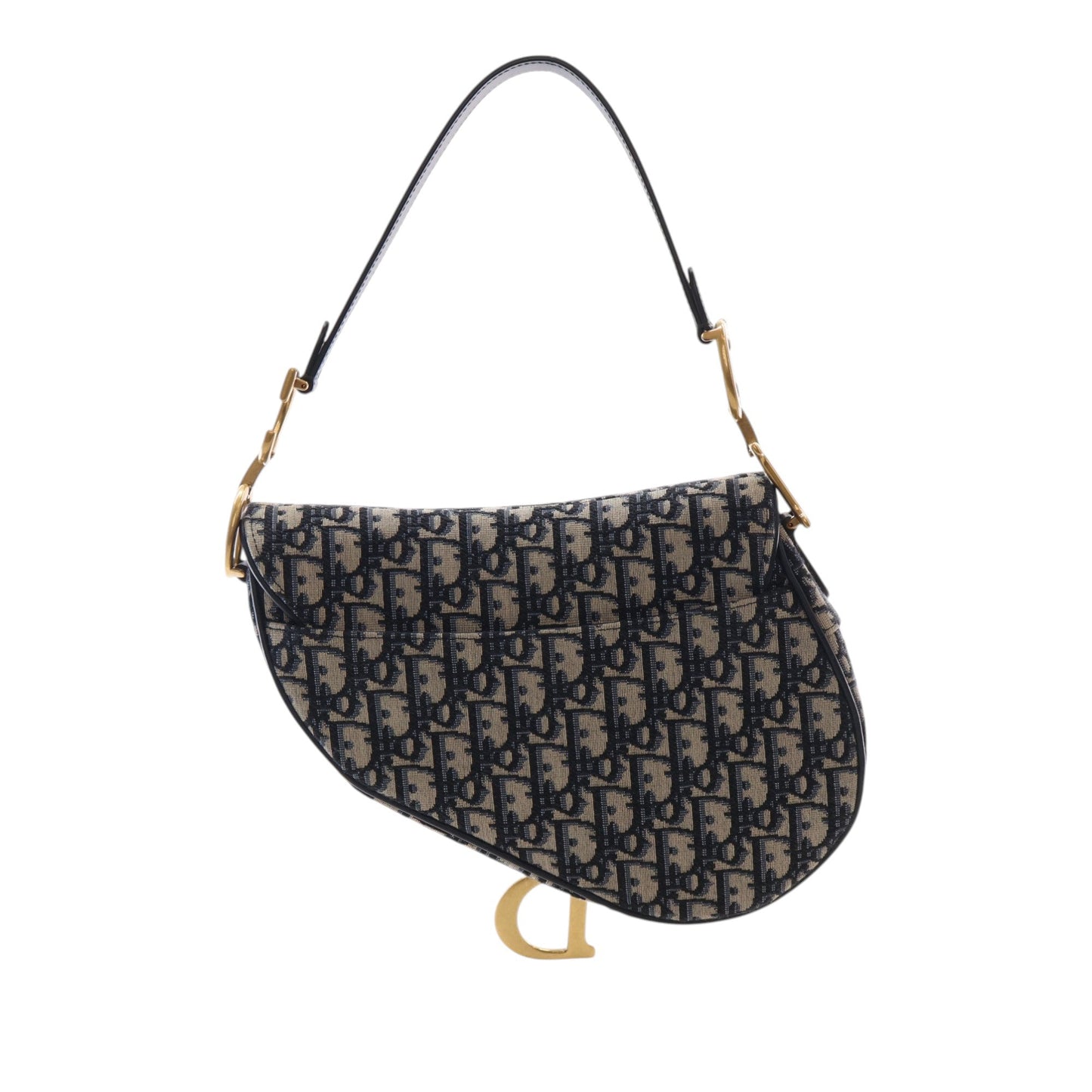 Dior Oblique Canvas Saddle Bag