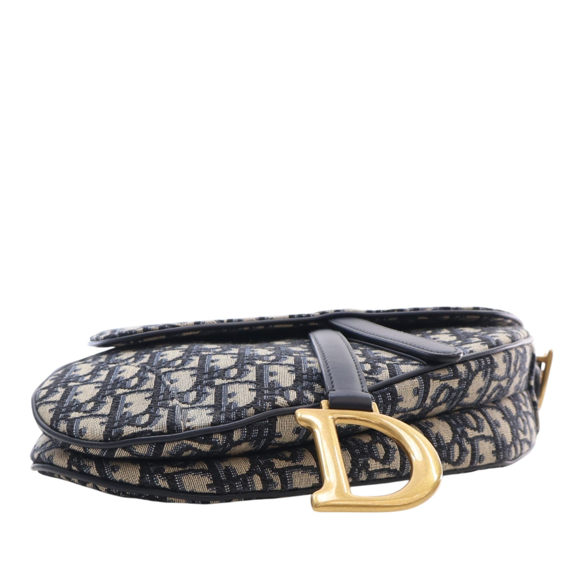 Dior Oblique Canvas Saddle Bag