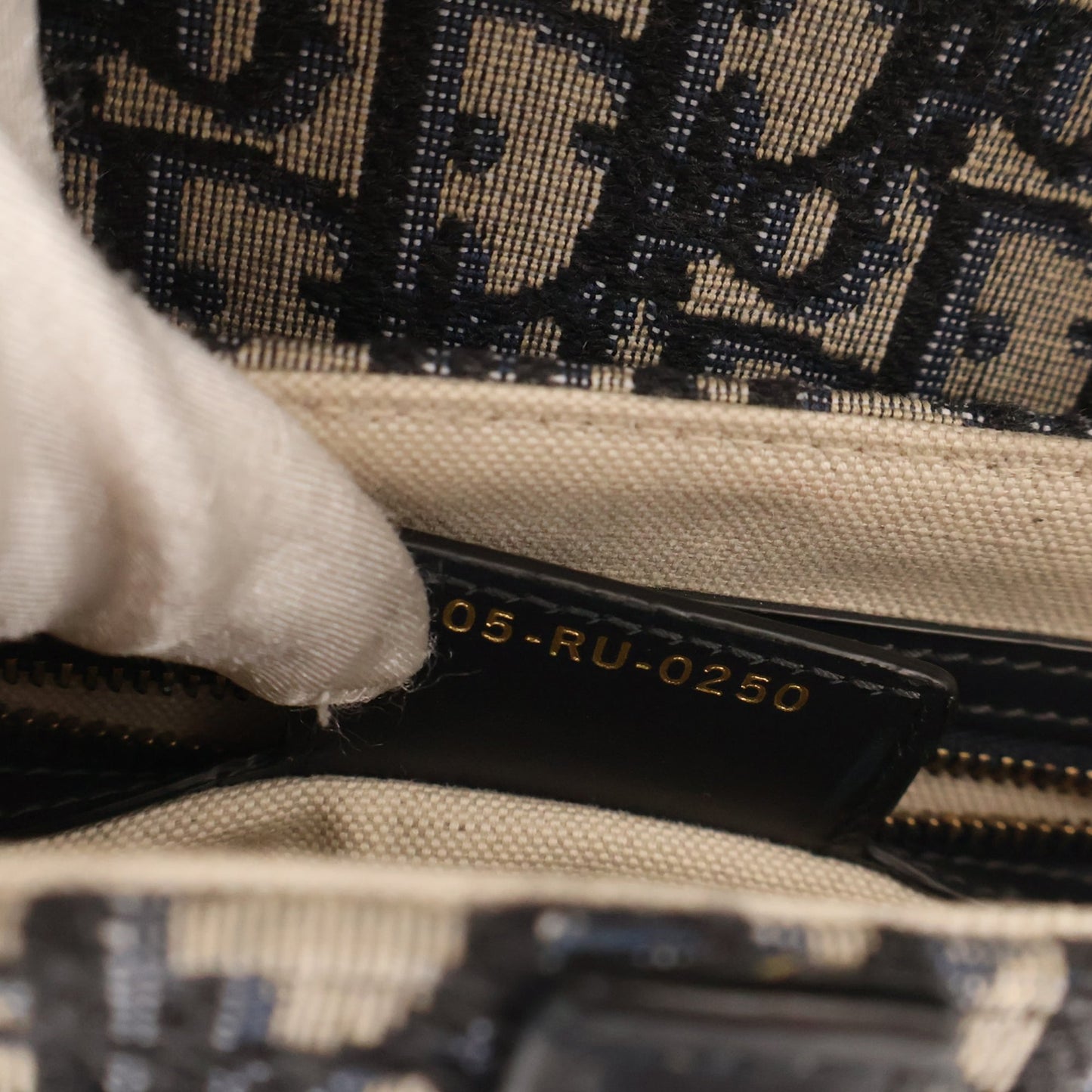 Dior Oblique Canvas Saddle Bag