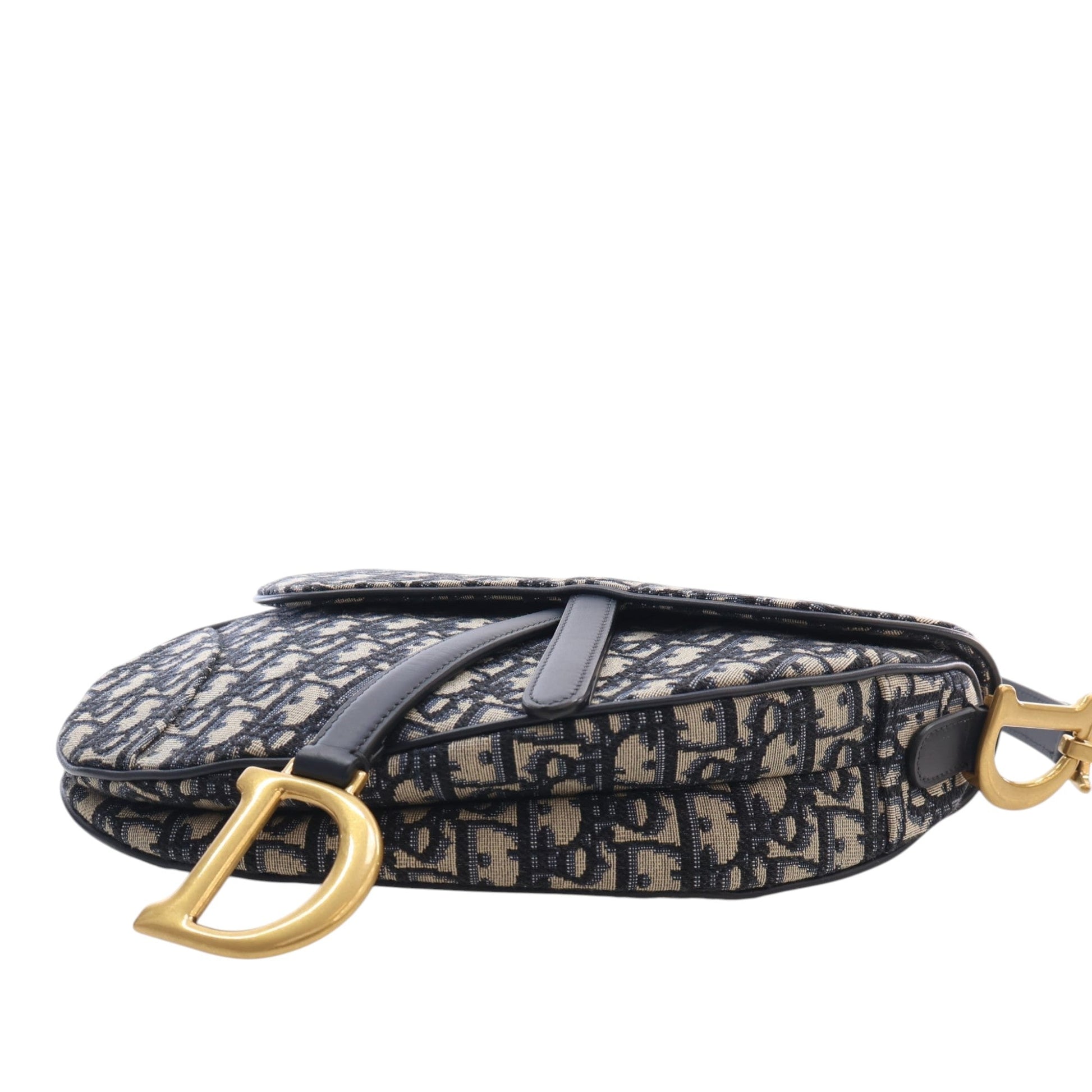 Dior Oblique Canvas Saddle Bag