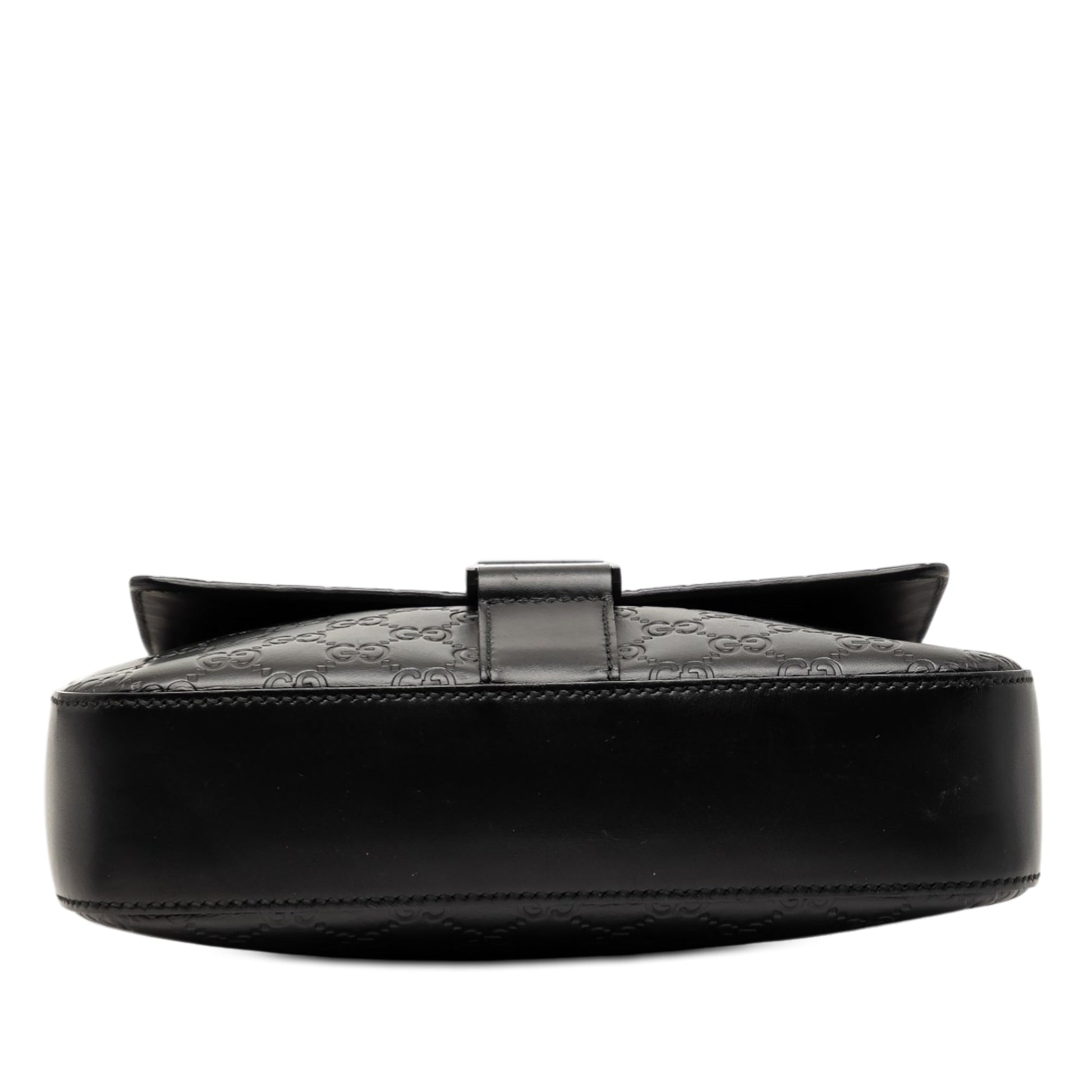 Gucci Guccissima Flap Messenger Bag