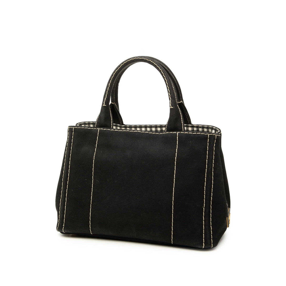 Prada Small Canvas Canapa Logo Tote