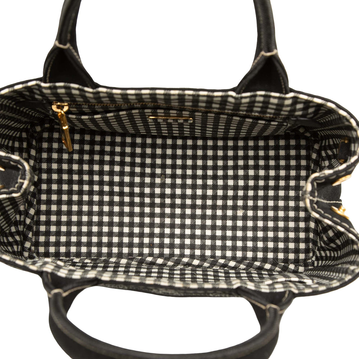 Prada Small Canvas Canapa Logo Tote