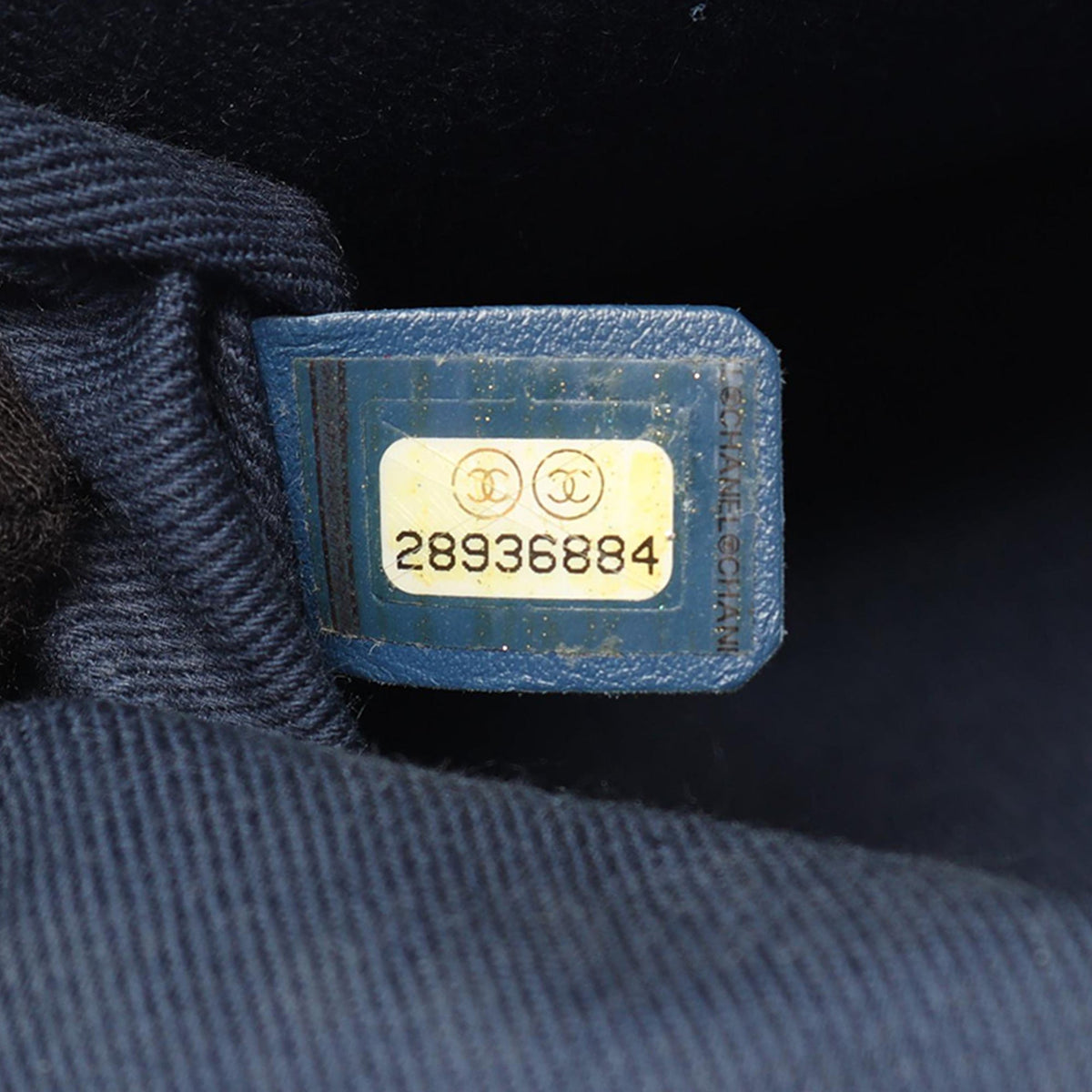 Chanel CC Denim Vanity Bag — Blue