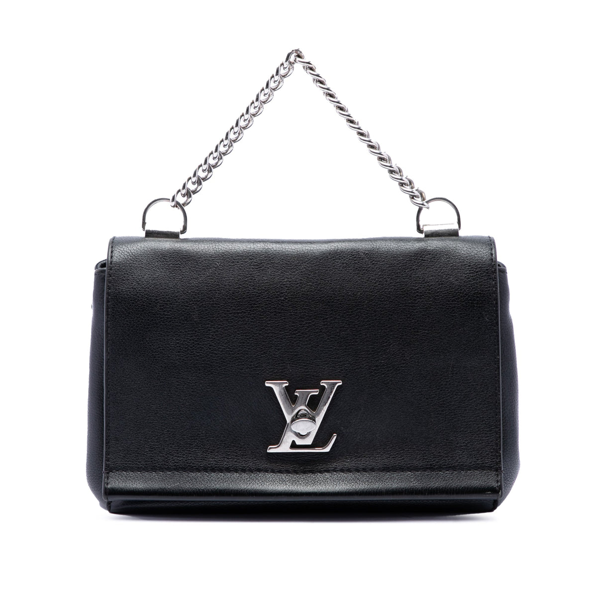 Louis Vuitton Leather Lockme II BB — Black