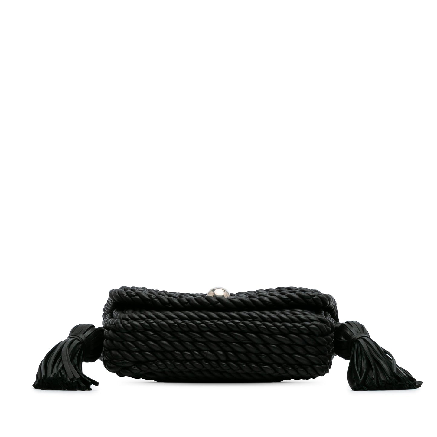 Bottega Veneta Lambskin Torchon Classic Tasseled Twisted Crossbody
