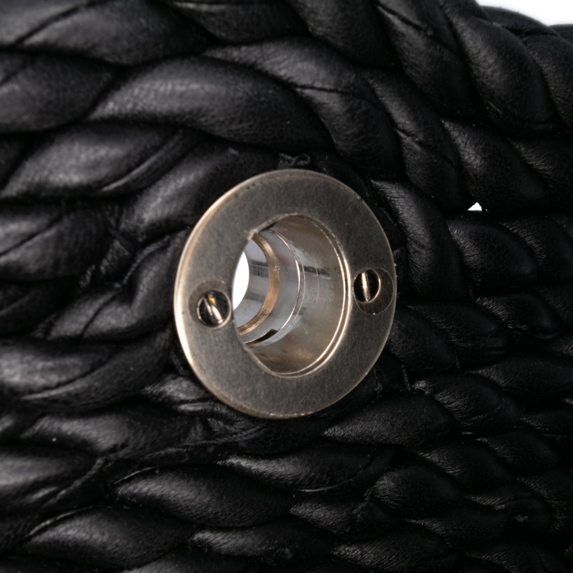 Bottega Veneta Lambskin Torchon Classic Tasseled Twisted Crossbody