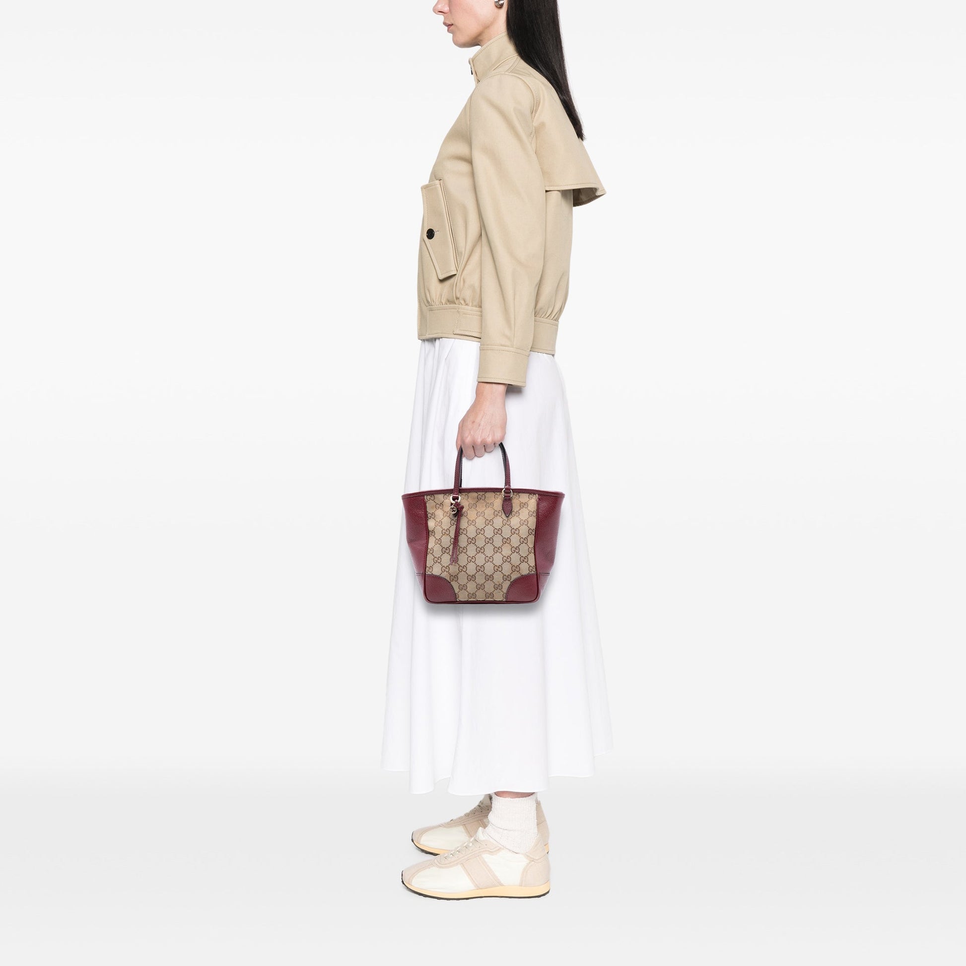 Gucci Small GG Canvas Bree Satchel