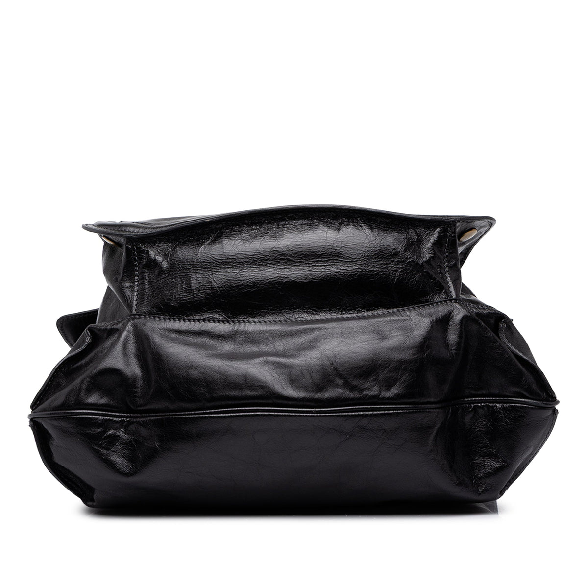 Chloé Large Leather Bay  Shoulder Bag — Black