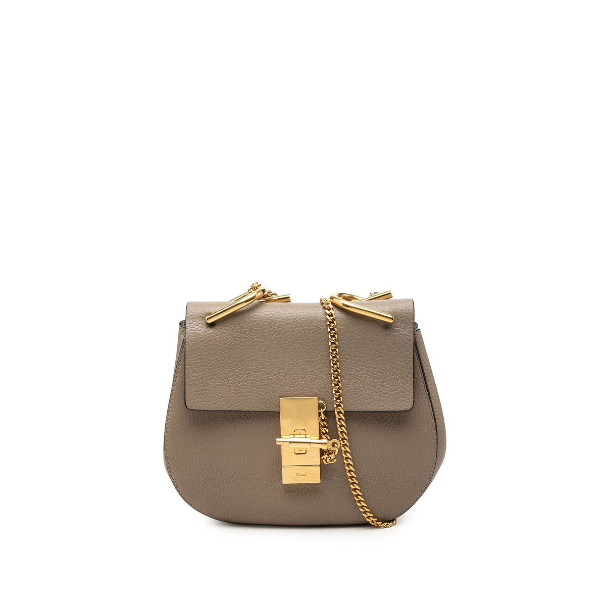 Chloé Mini Grained Lambskin Drew Crossbody