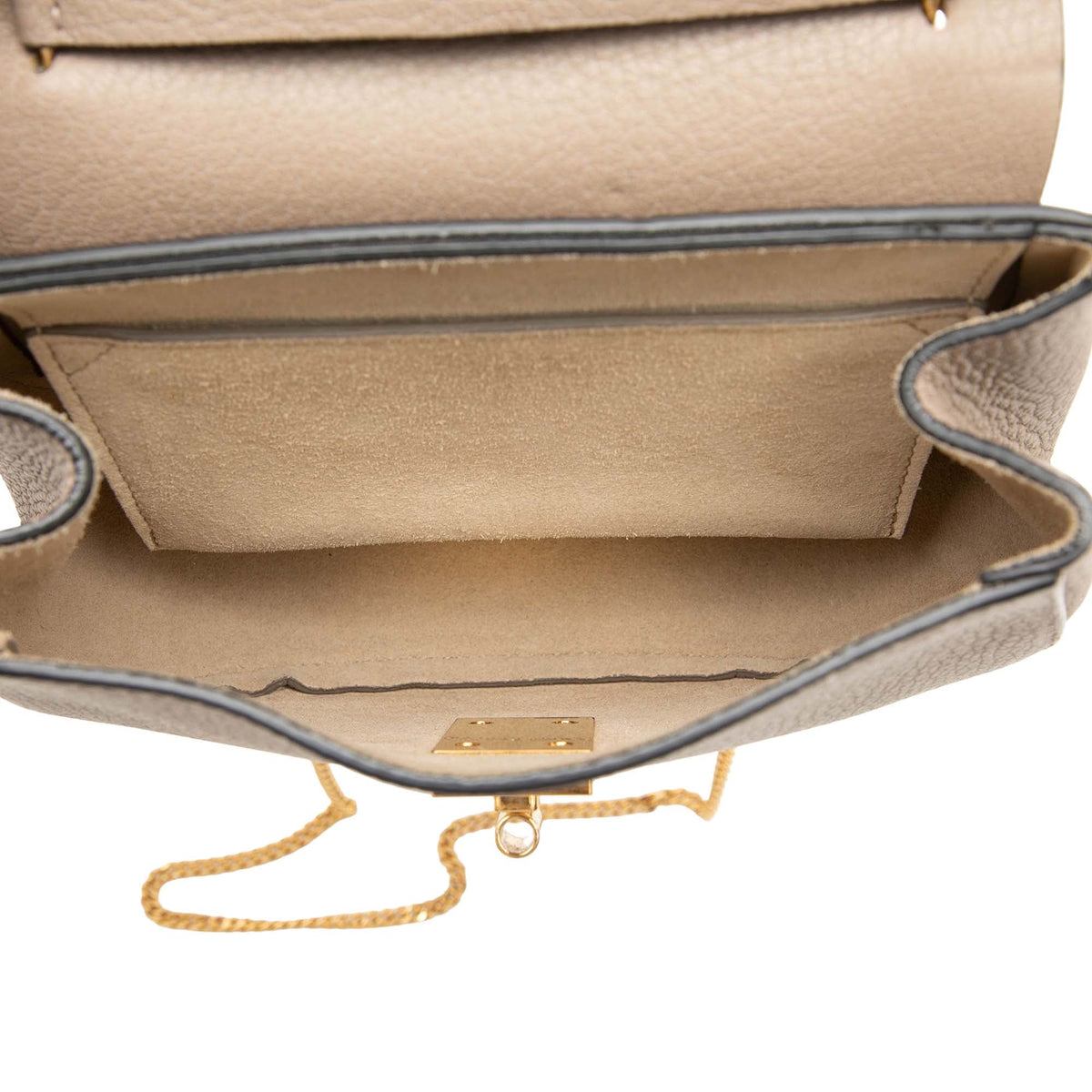 Chloé Mini Grained Lambskin Drew Crossbody