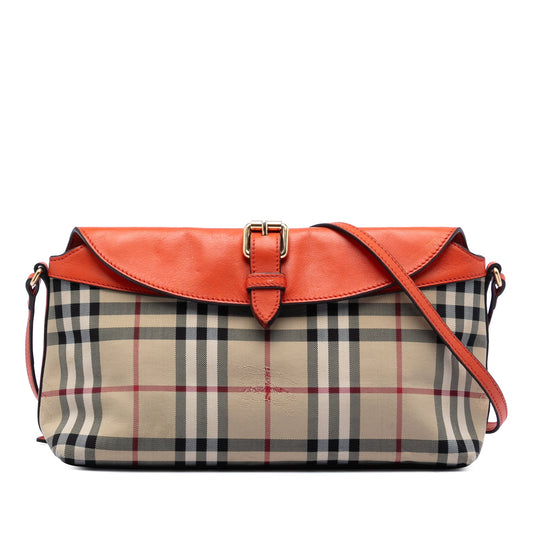 Haymarket Check Canvas Leah Crossbody