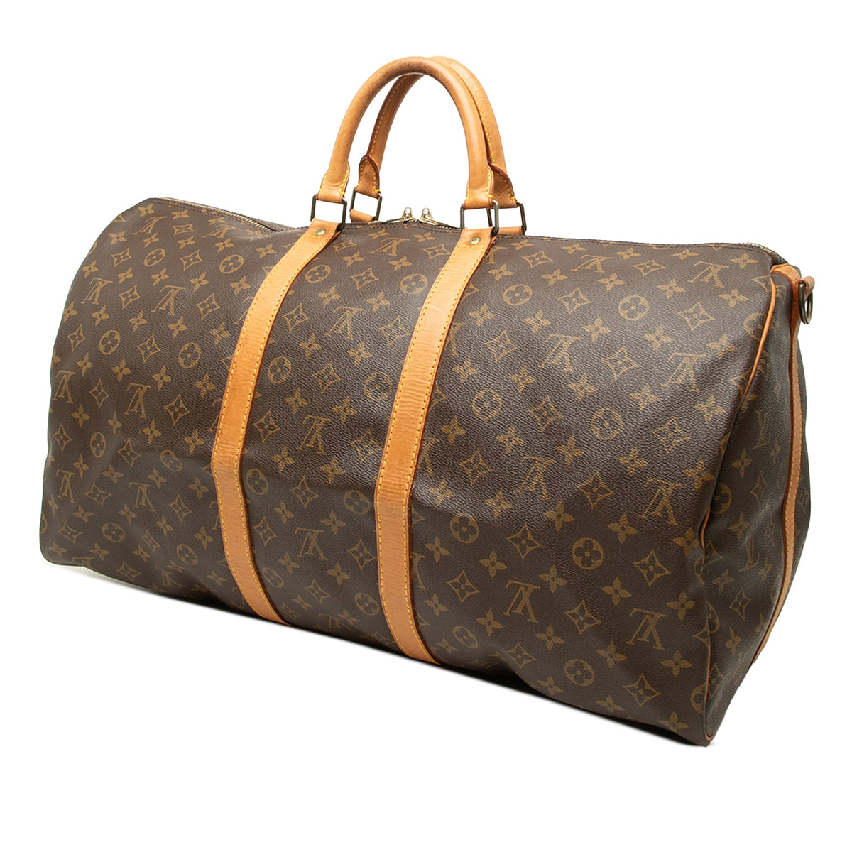 Louis Vuitton Monogram Keepall Bandouliere 55 — Brown