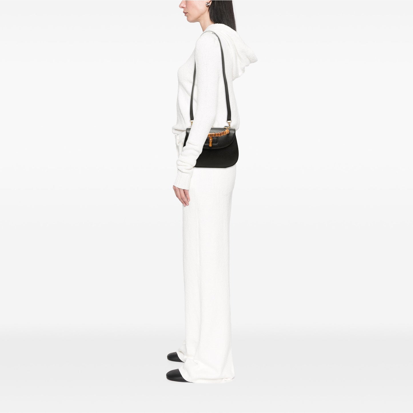 Gucci Grained Calfskin Bamboo Night