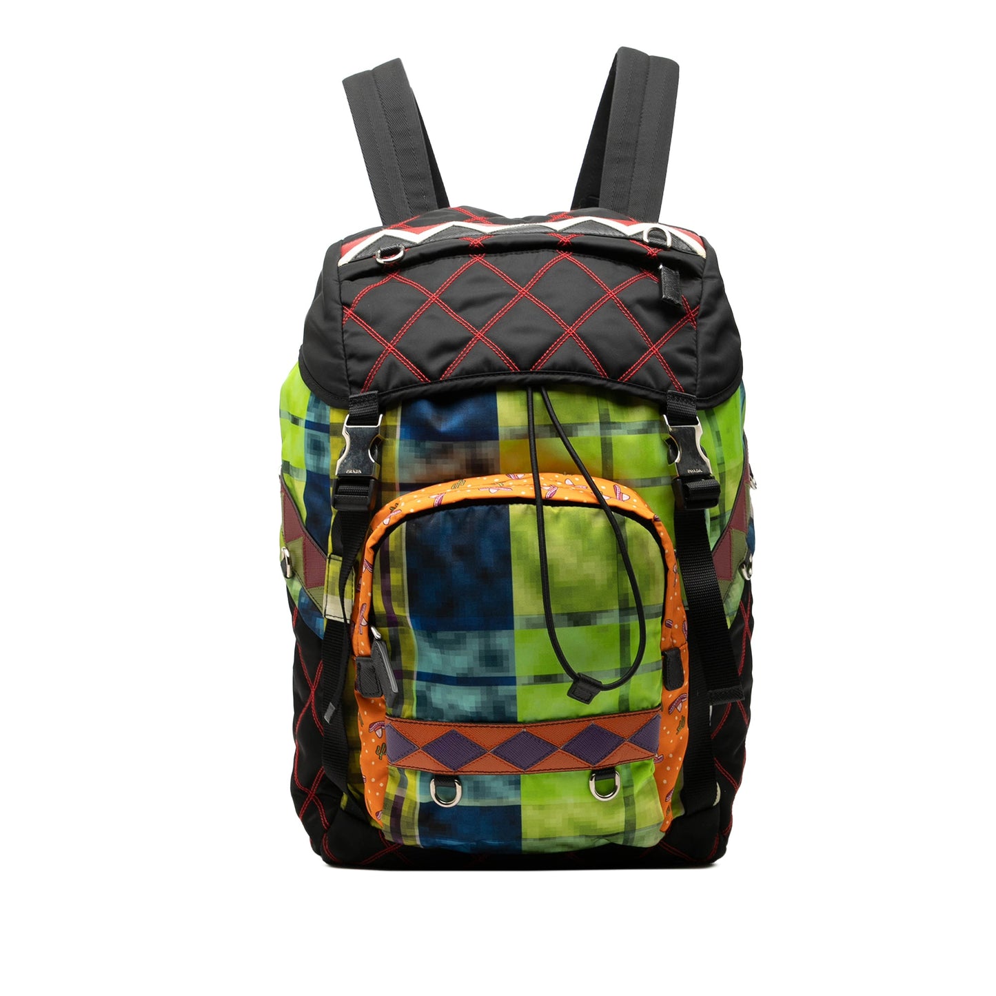 Prada Tessuto Patch Backpack