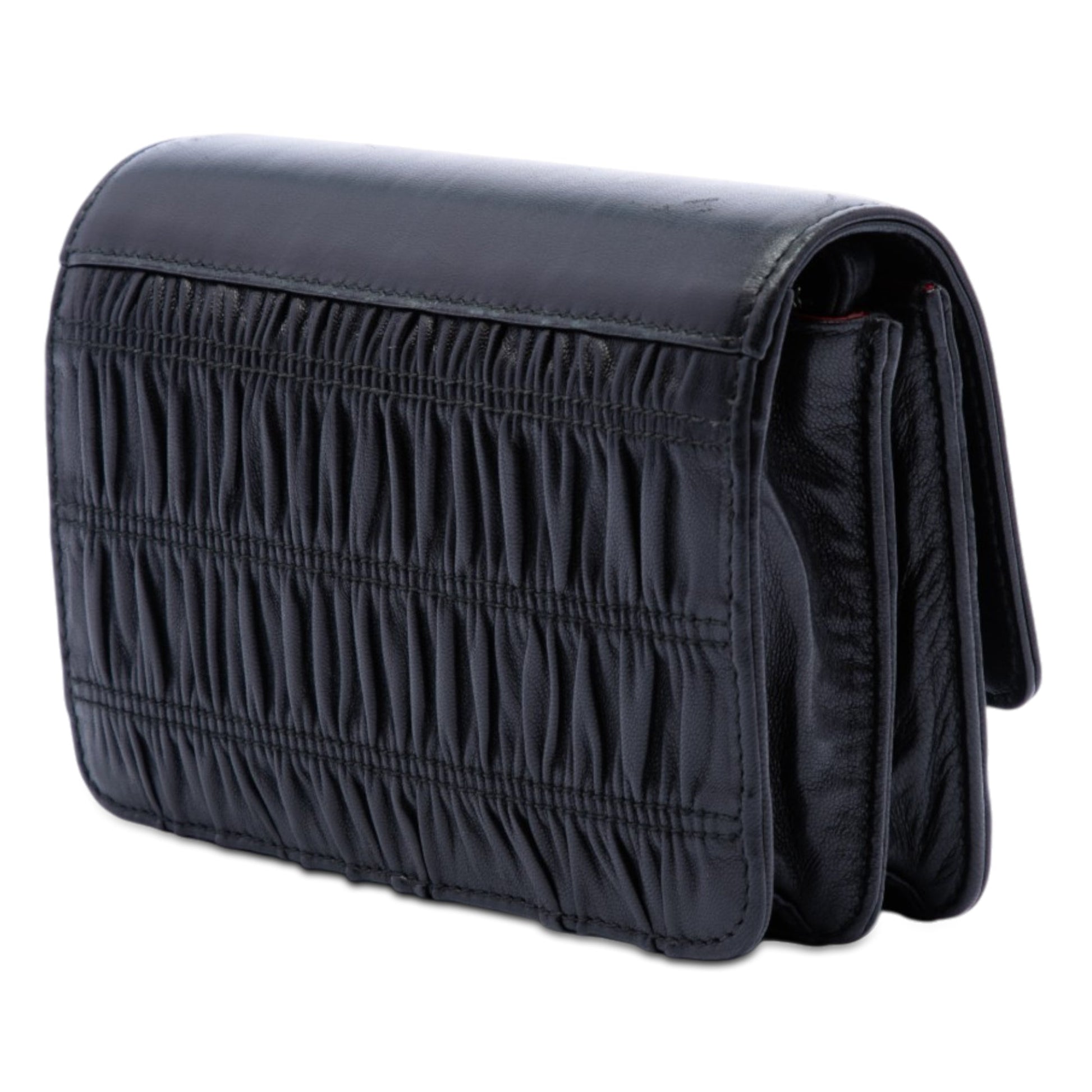 Prada Nappa Gaufre and Brushed Leather Crossbody