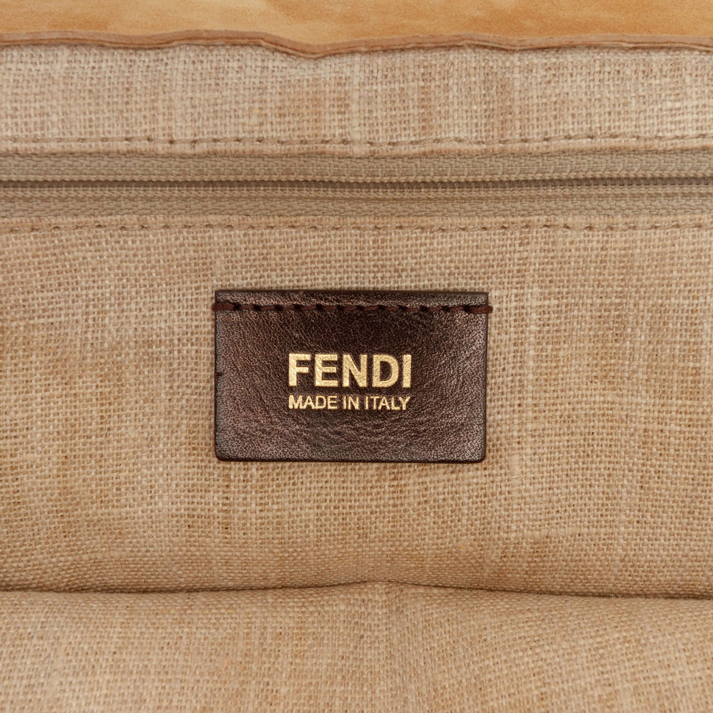 Fendi Tricolor Calfskin Silvana Top Handle Bag