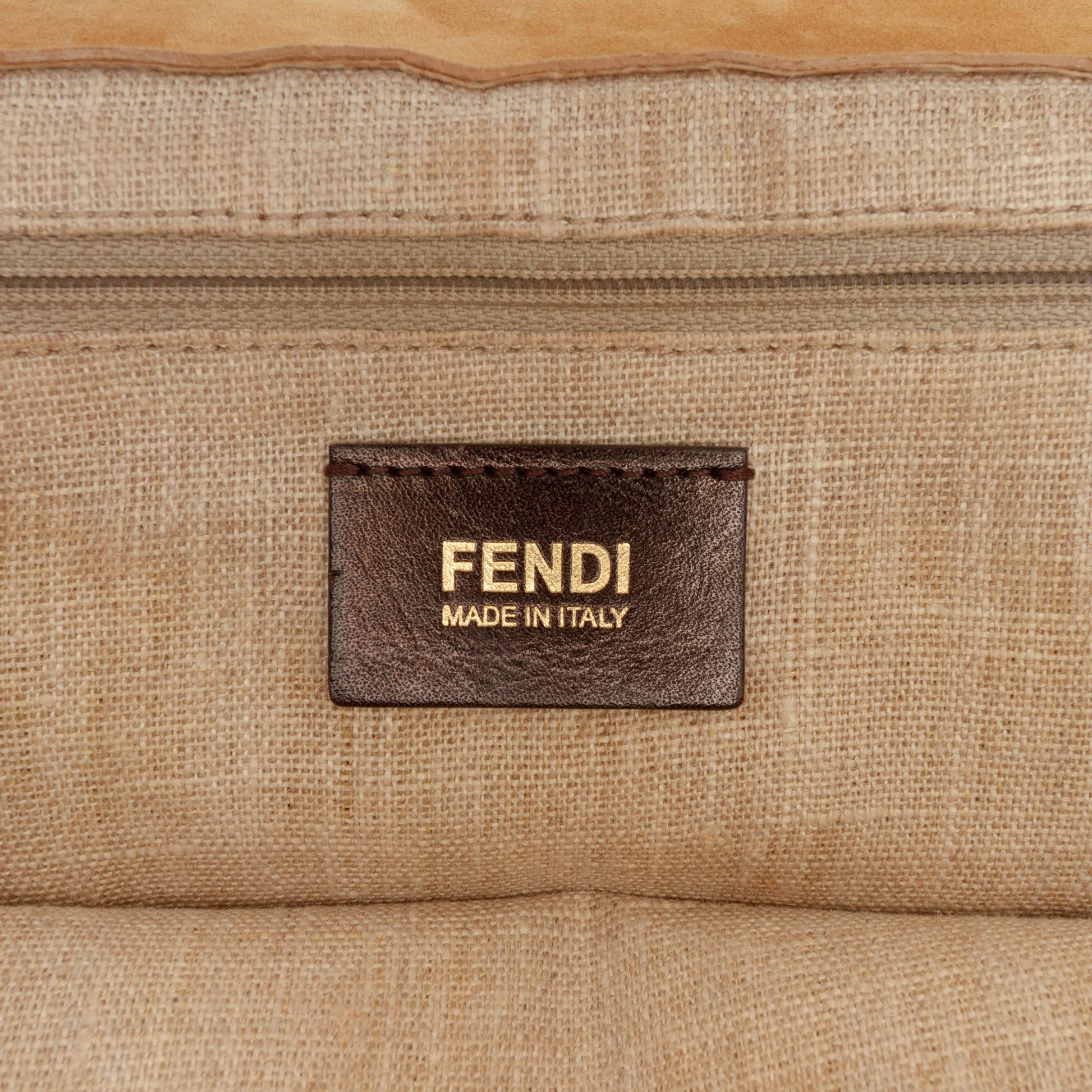 Fendi Tricolor Calfskin Silvana Top Handle Bag