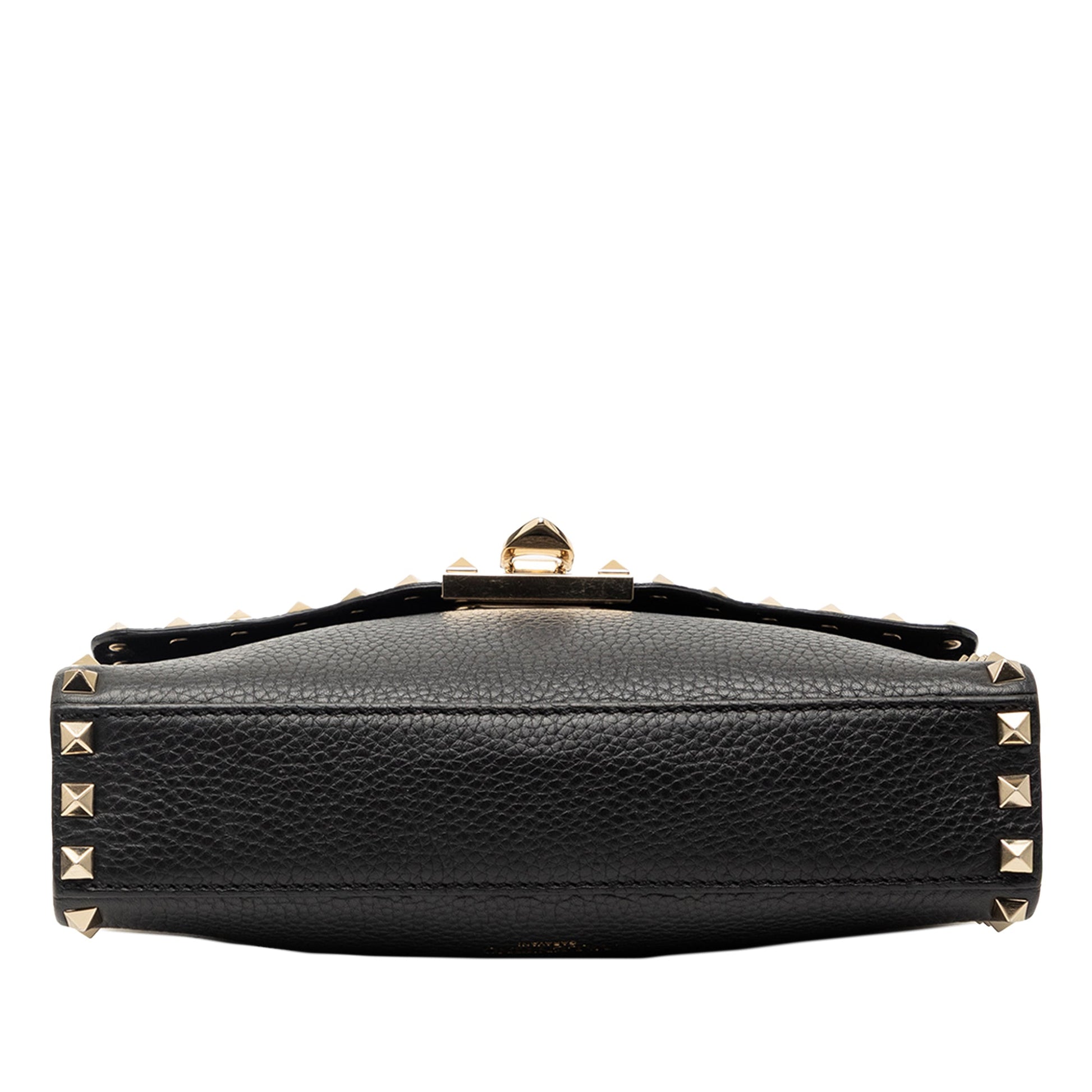 Valentino Small Grainy Calfskin Rockstud Flap Crossbody