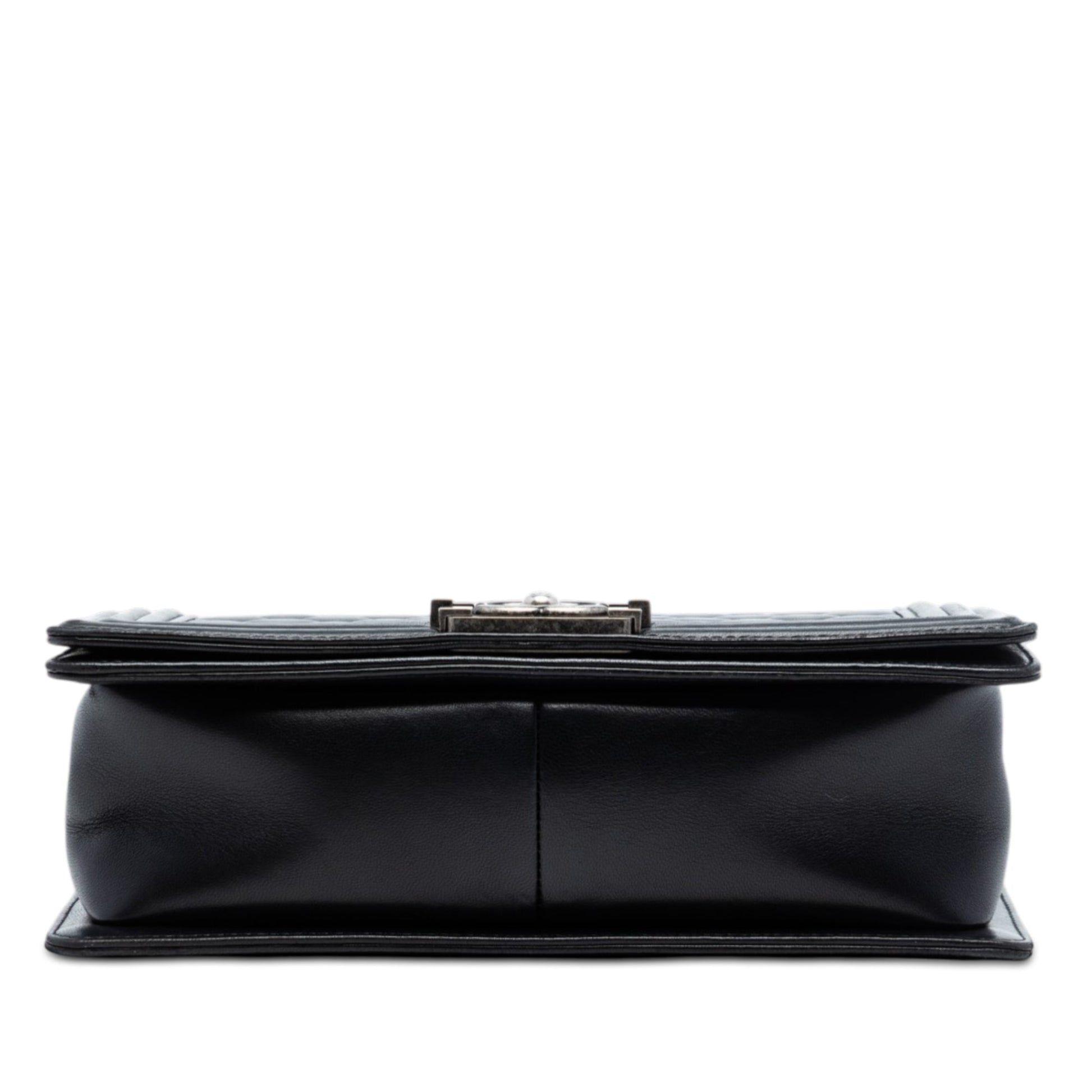 Chanel Old Medium Quilted Lambskin Boy Flap