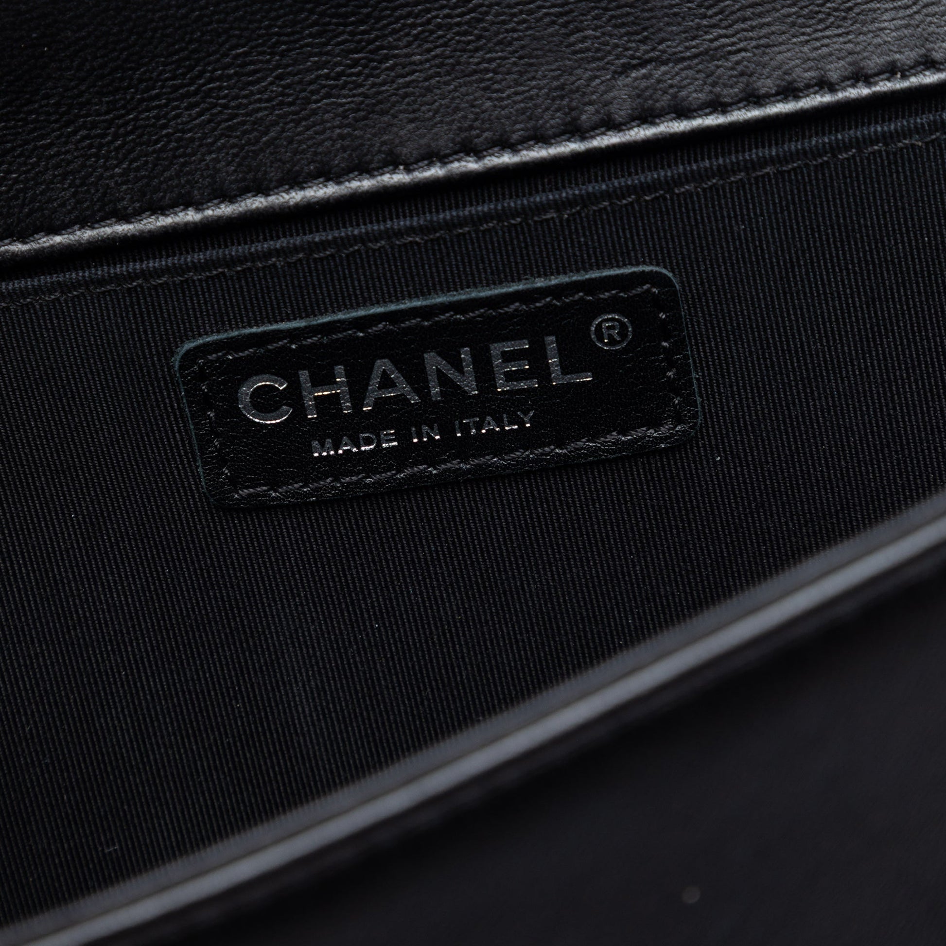 Chanel Old Medium Quilted Lambskin Boy Flap
