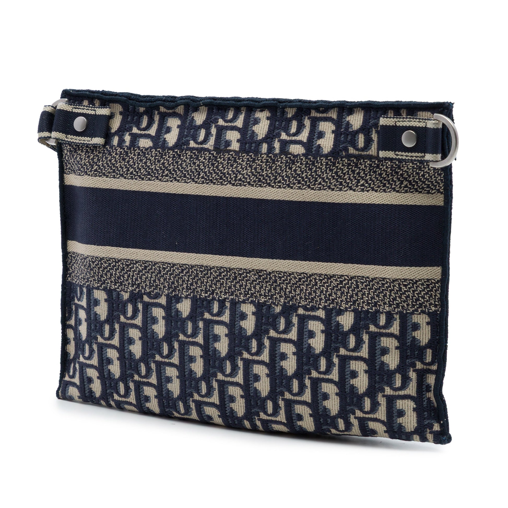 Dior Oblique Canvas Flat Crossbody