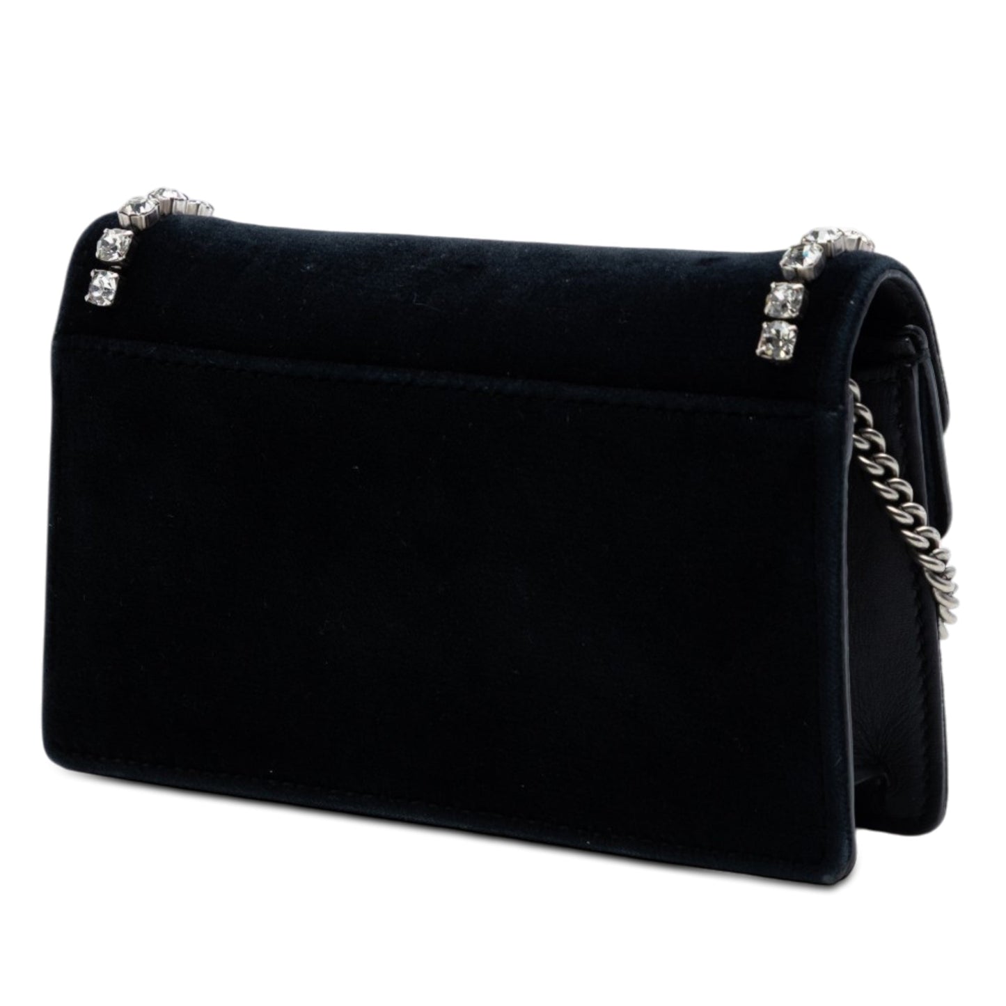 Gucci Mini Crystal Embellished Velvet Dionysus Crossbody