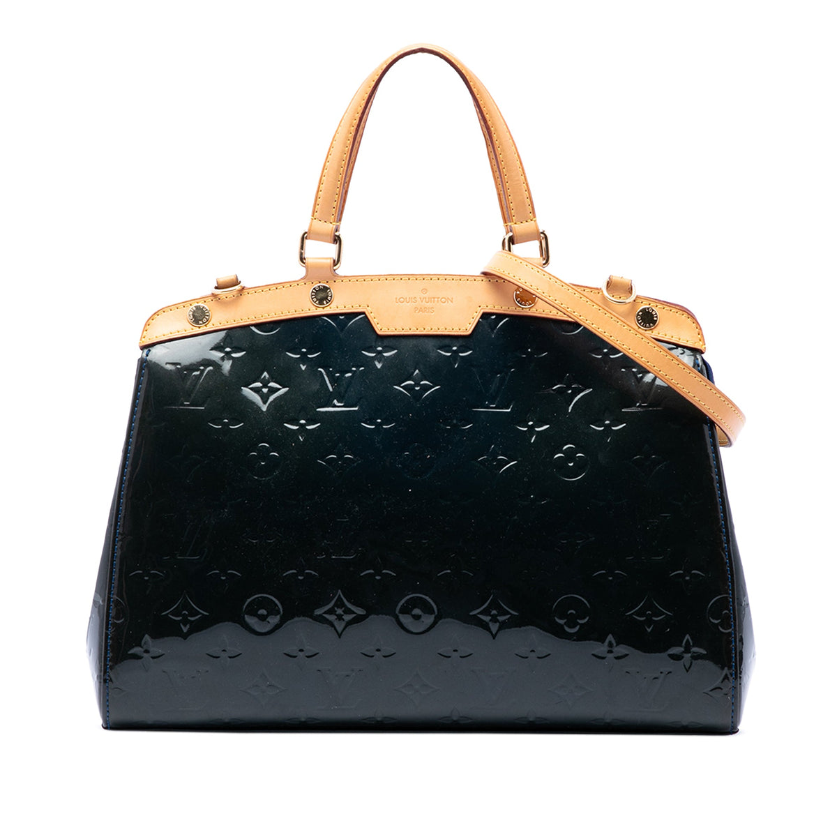 Louis Vuitton Monogram Vernis Brea MM — Blue