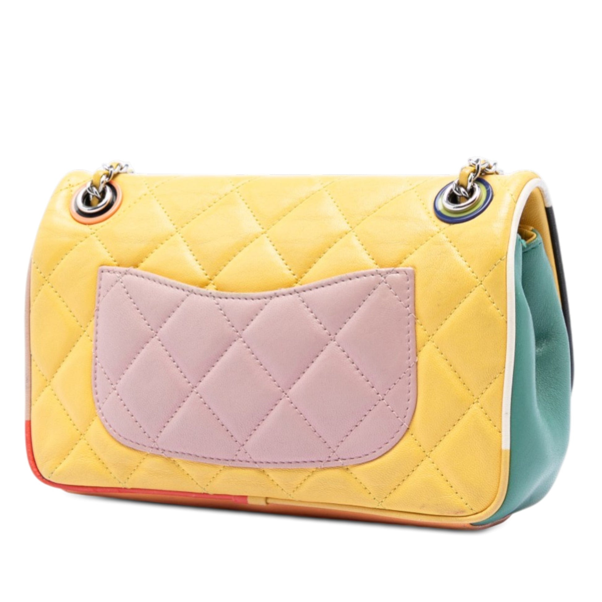 Small Quilted Lambskin Cuba Color Flap