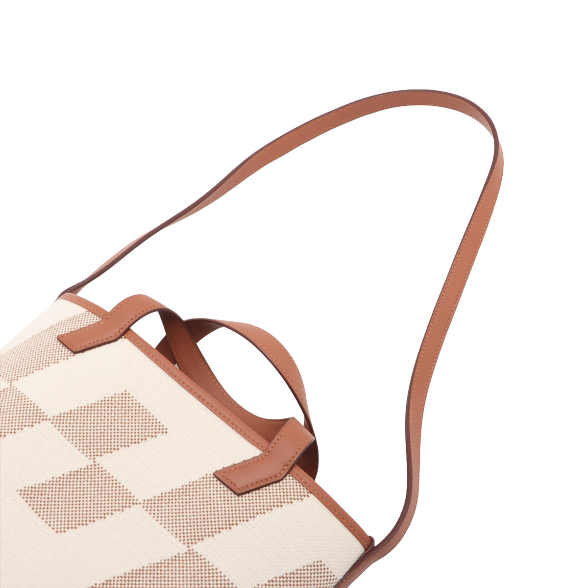 Hermès Toile and Swift Cabas H en Biais 27 — Beige