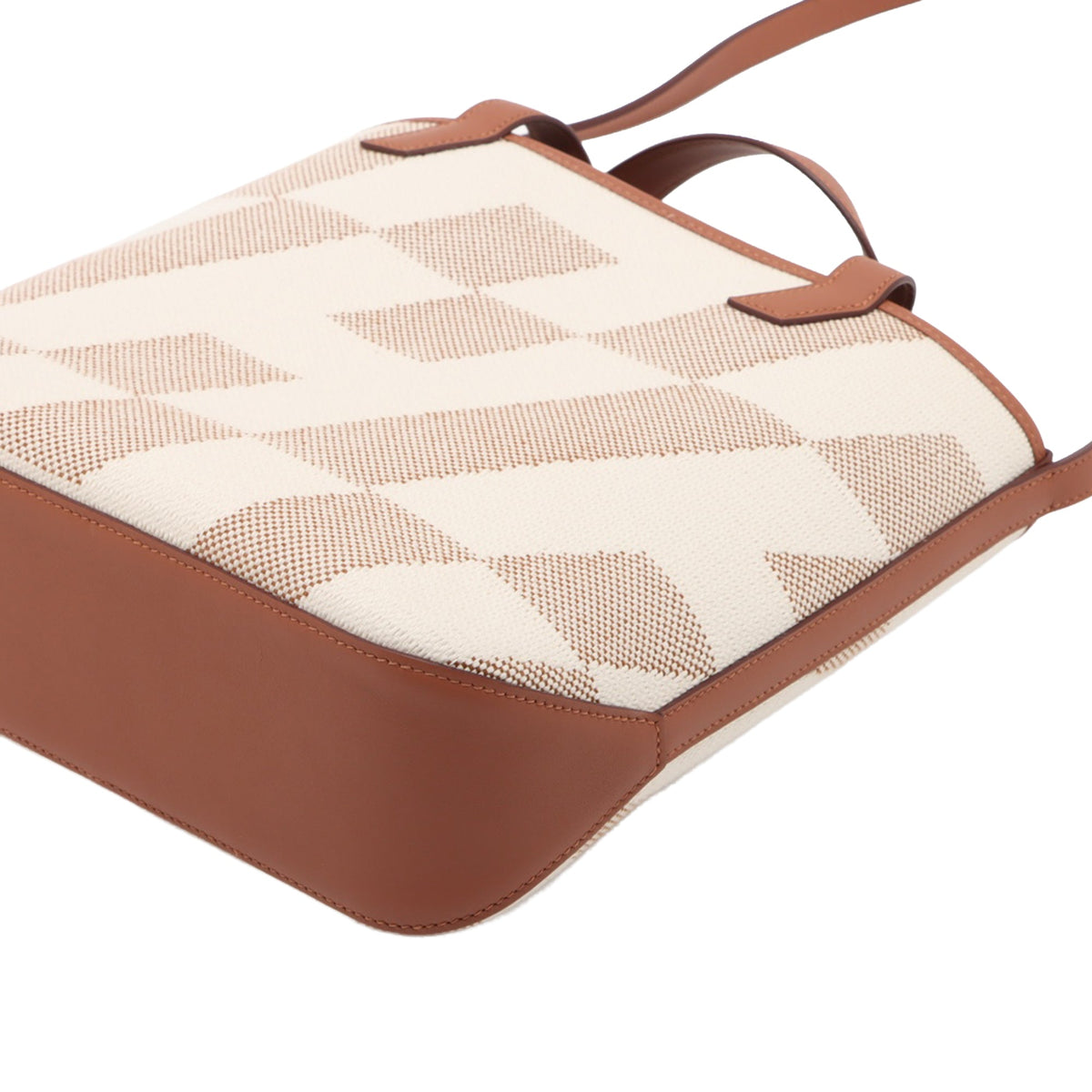 Hermès Toile and Swift Cabas H en Biais 27 — Beige