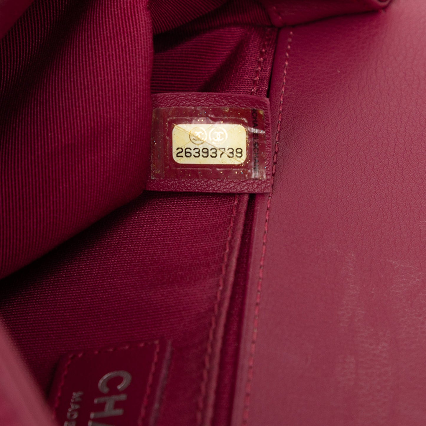Chanel Old Medium Chevron Lambskin Boy Flap