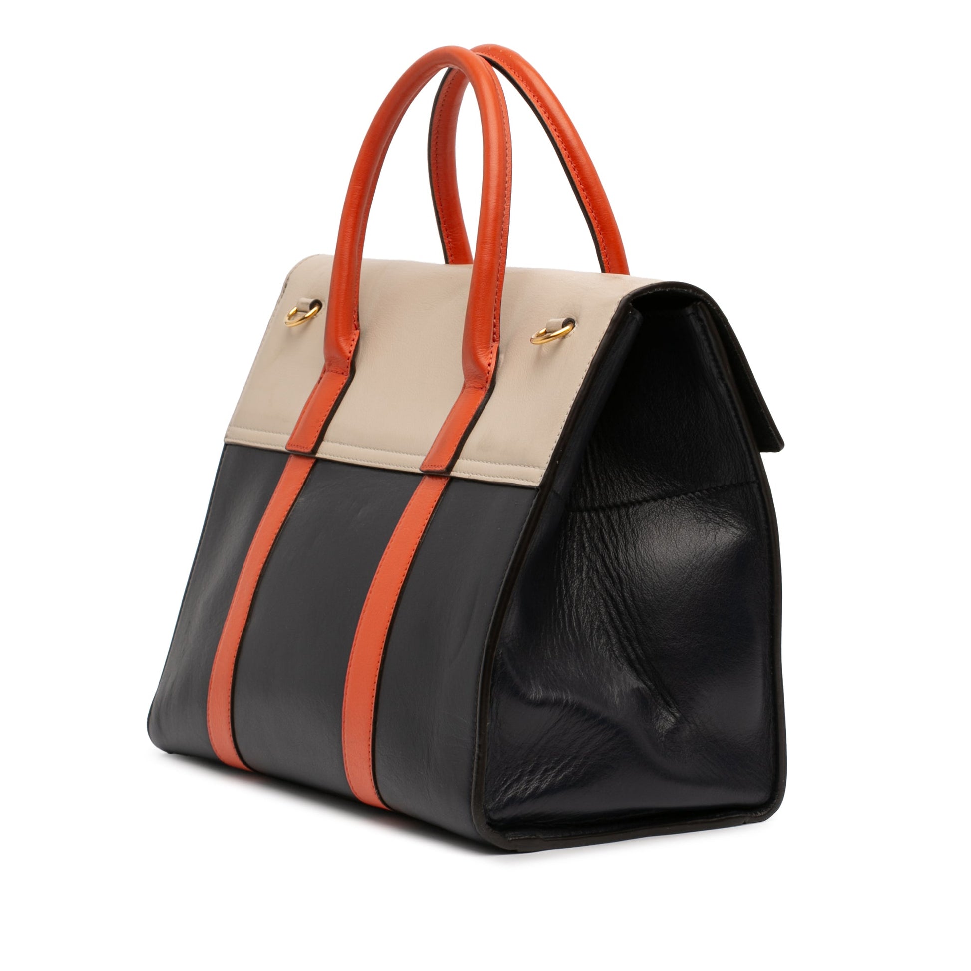 Mulberry Tricolor Smooth Calfskin Bayswater Satchel
