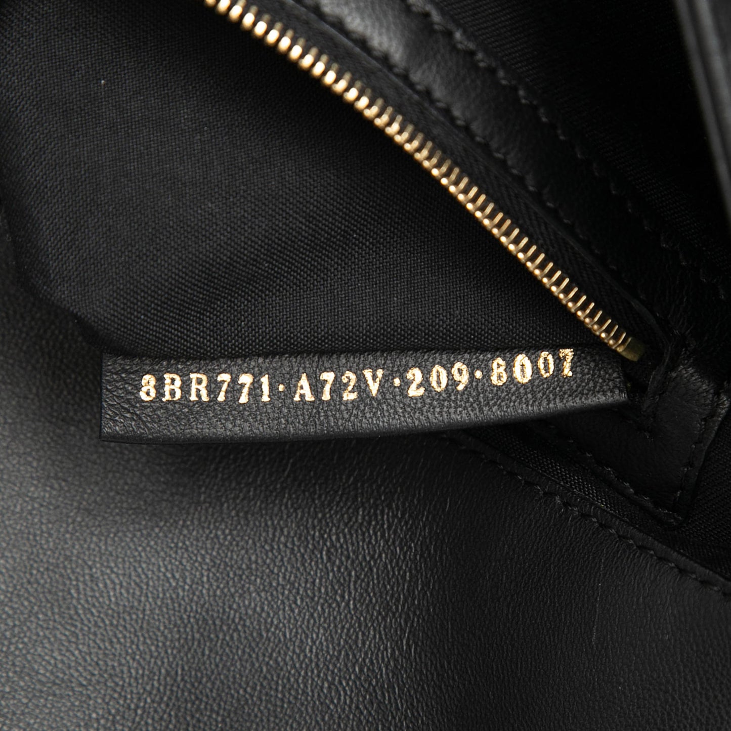 Fendi Large Zucca Embossed Leather Baguette Satchel