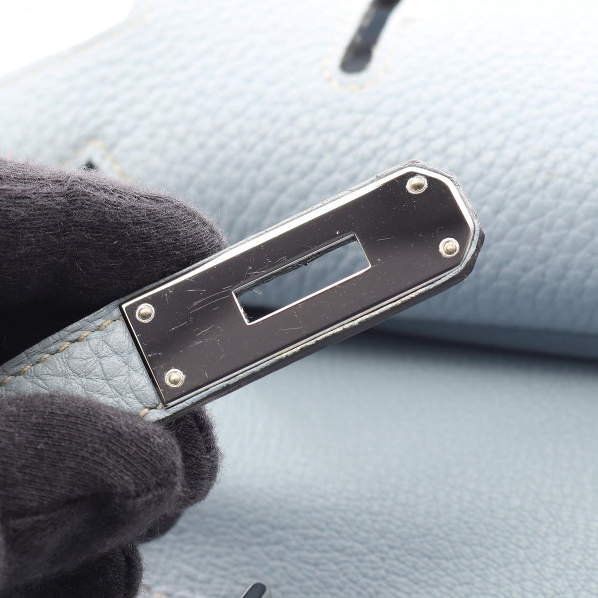 Hermès Clemence Jypsiere 28 — Blue