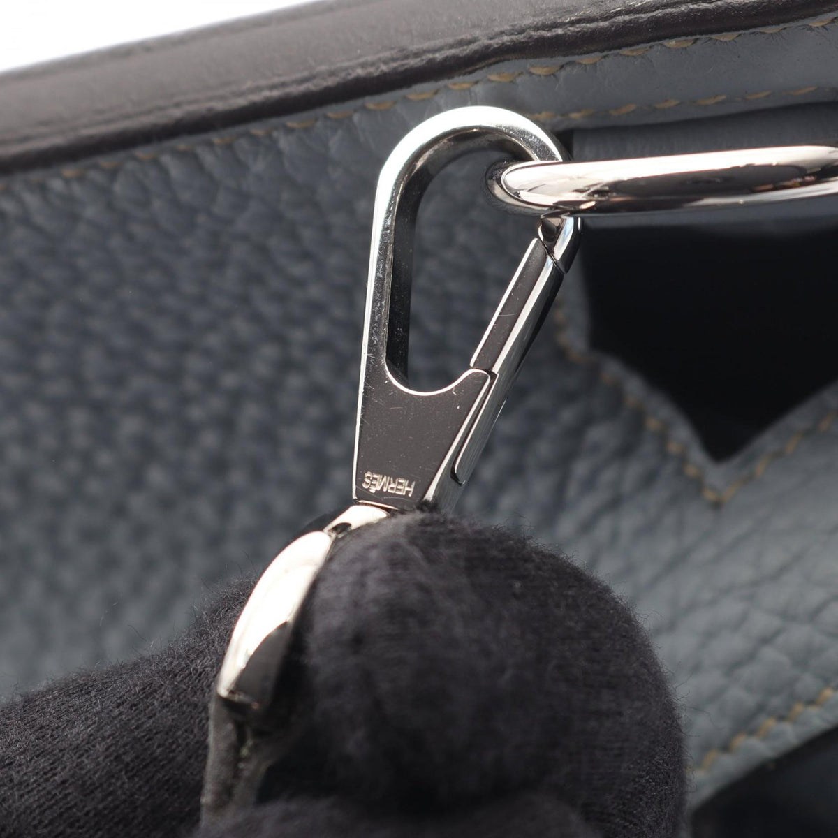 Hermès Clemence Jypsiere 28 — Blue