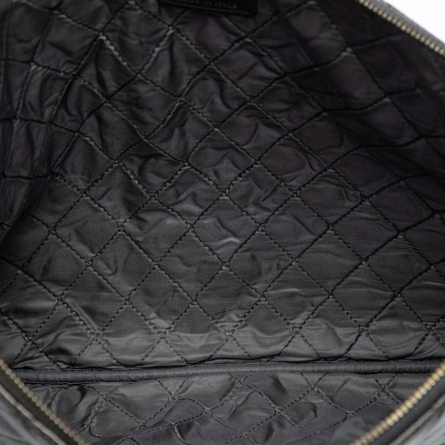 Chanel Large Crinkled Patent O Case Clutch