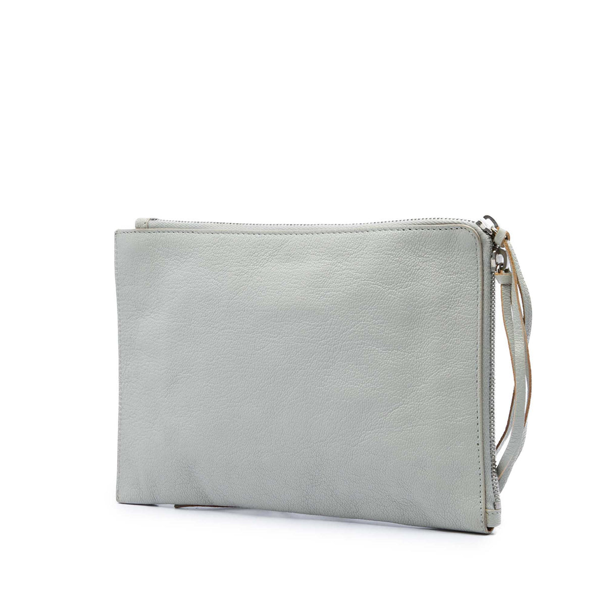 Balenciaga Goatskin Motocross Classic Metallic Edge Clutch