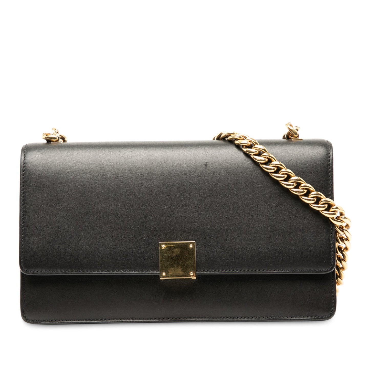 Celine Small Leather Case Chain Flap