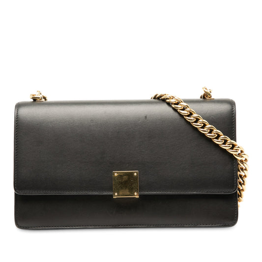 Celine Small Leather Case Chain Flap