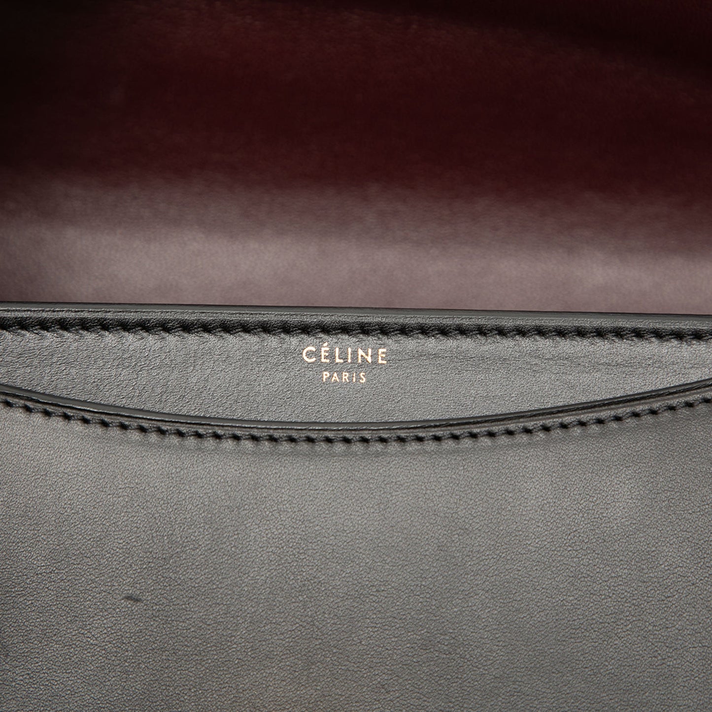 Celine Small Leather Case Chain Flap