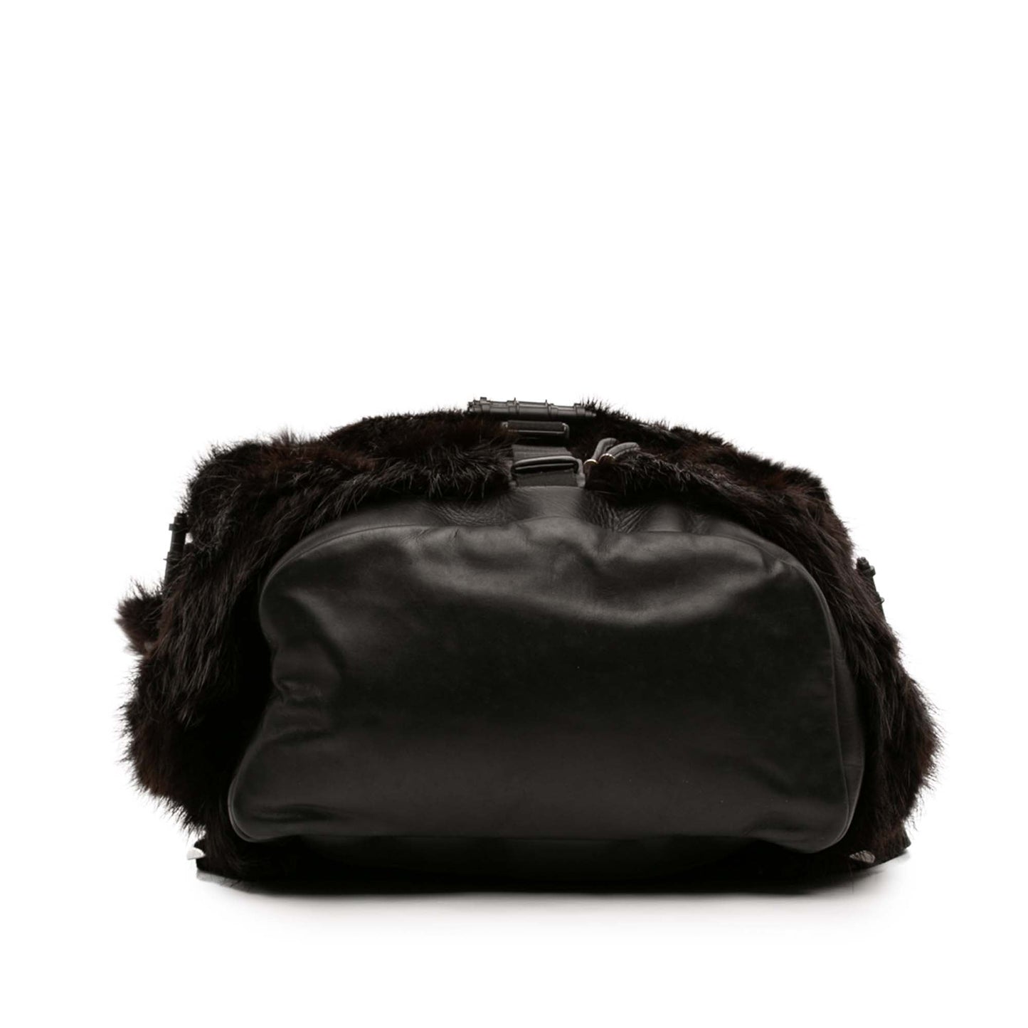 Givenchy Leather and Fur Obsedia Backpack