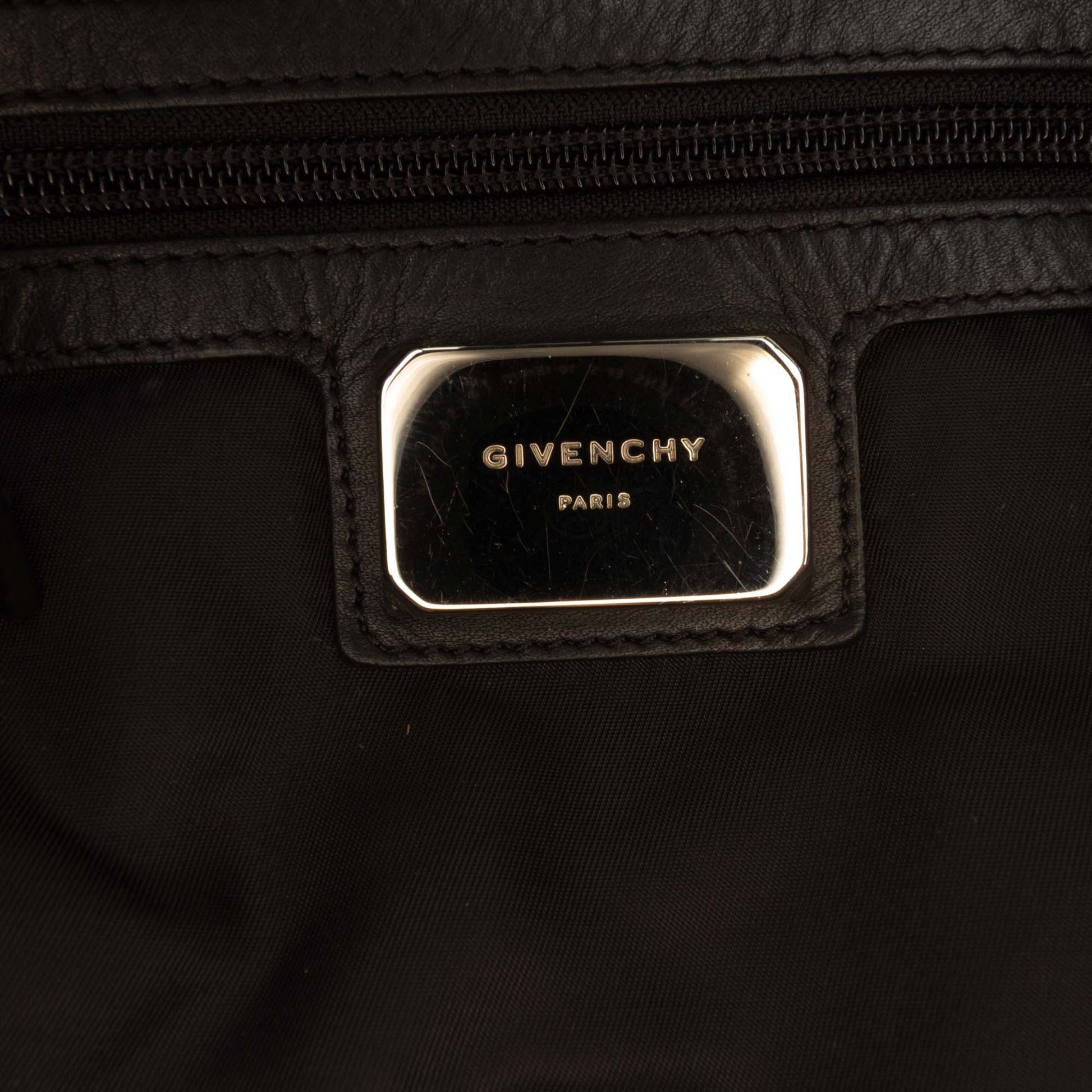 Givenchy Leather and Fur Obsedia Backpack